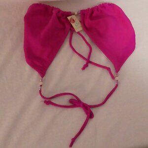 LONGSHENG | XL - extra large | Triangle Bikini Top | Tie-Side Bikini Bottom